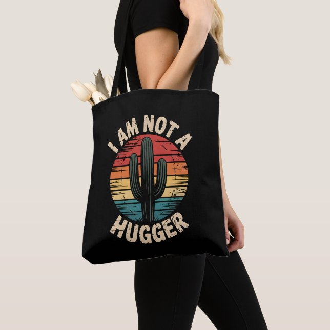 Bolso De Tela No soy de dar abrazos (Detalle)