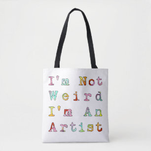 Bolso De Tela No soy extraño, yo soy artista