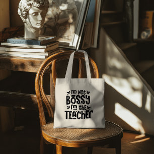 Bolso De Tela No soy mandona, soy la profesora cita 