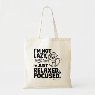 Bolso De Tela No soy perezoso.