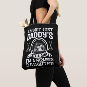 Bolso De Tela No soy solo la hija agricultora de papá