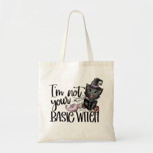 Bolso De Tela No soy tu bruja básica   Gato negro salvaje