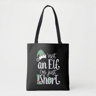 Bolso De Tela No soy un elfo Soy sólo Navidades divertidos y cor