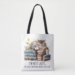 Bolso De Tela No soy un gato perezoso