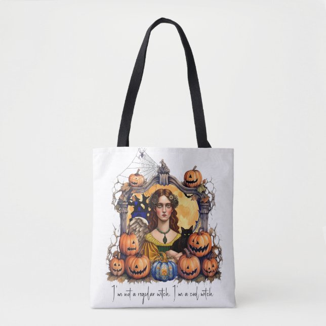 Bolso De Tela No soy una bruja normal, soy una bruja genial (Anverso)