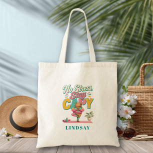 Bolso De Tela No Stress Stay Capy - Yoga Capybara