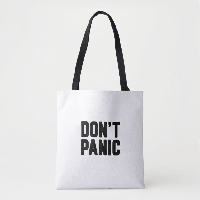 Bolso De Tela No te asustes (Anverso)