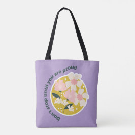 Bolso De Tela No te Detengas Hasta que Estés Orgulloso  Cita Mot