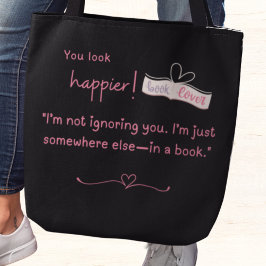Bolso De Tela No te estoy ignorando. Estoy en otro lugar, en un