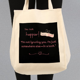 Bolso De Tela No te estoy ignorando. Estoy en otro lugar, en un