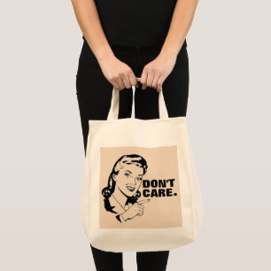 Bolso De Tela NO TE IMPORTES. Tote FUNNY RETRO HOUSEWIFE