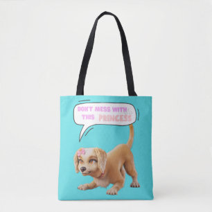 Bolso De Tela No te metas con esta princesa