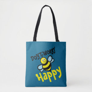 Bolso De Tela No te preocupes por ser feliz