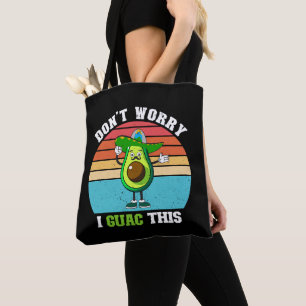 Bolso De Tela No te preocupes si hago este aguacate vegetariano