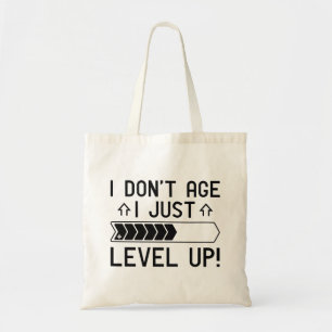 Bolso De Tela No tengo edad, solo me levanto