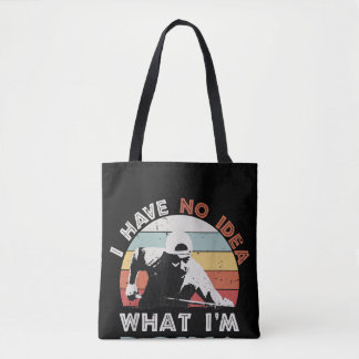 Bolso De Tela No tengo idea de lo que estoy haciendo billares