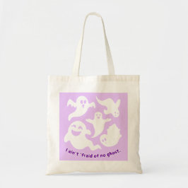 Bolso De Tela No tengo miedo de ningún fantasma - Spooky Hallowe