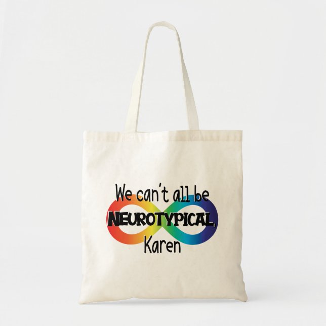 Bolso De Tela No todos podemos ser meme divertidísimo de Karen (Frente)