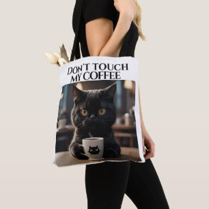 Bolso De Tela No toques mi café divertido