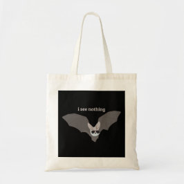Bolso De Tela No Veo Nada - Bat Usa Gafas De Sol
