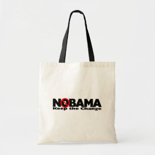 Bolso De Tela NoBama: Guarde el cambio
