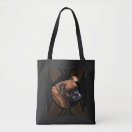 Bolso De Tela Noble Boxer Dog