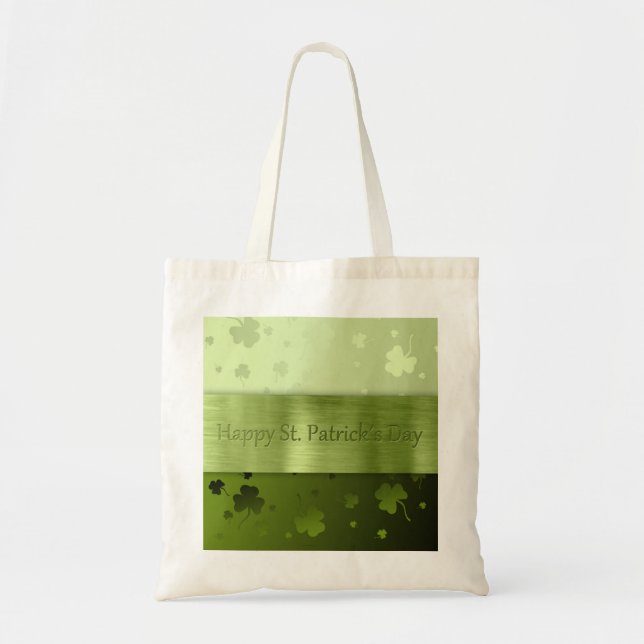 Bolso De Tela Noble Día de San Patricio - Tote de presupuesto (Frente)