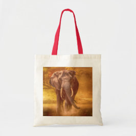 Bolso De Tela Nobleza de los Elefantes Africanos
