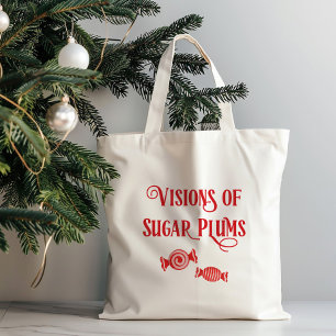 Bolso De Tela Noche antes de que los Navidades vieran las ciruel