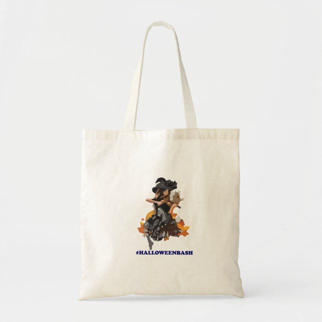 Bolso De Tela Noche de Brujas (Frente)