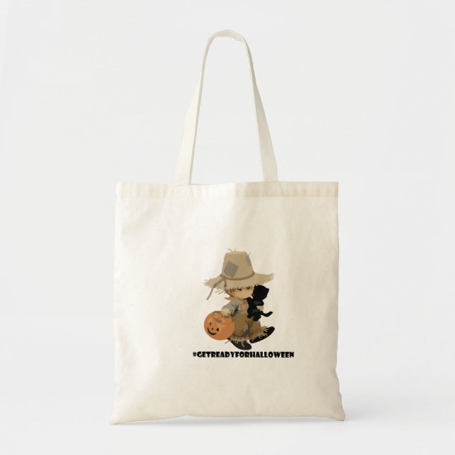 Bolso De Tela Noche de Brujas (Frente)