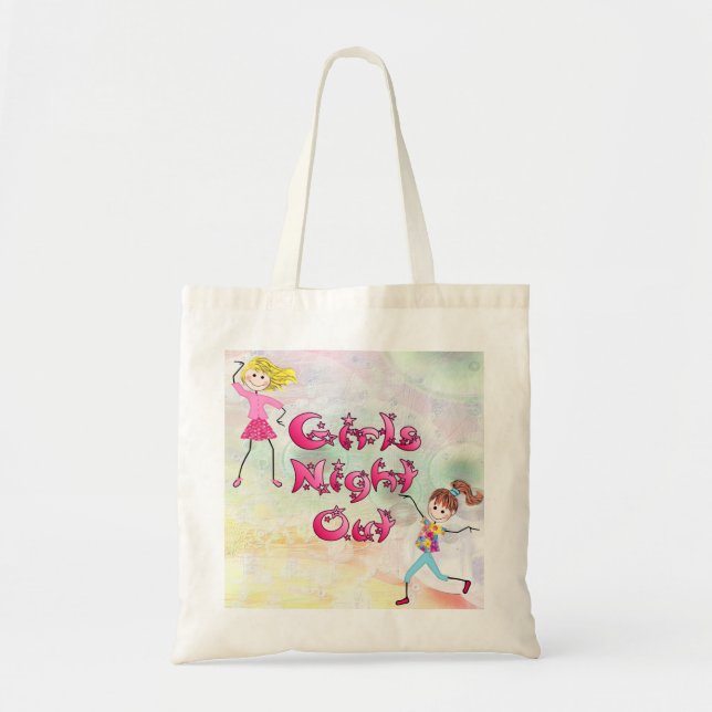 Bolso De Tela Noche de chica (Frente)