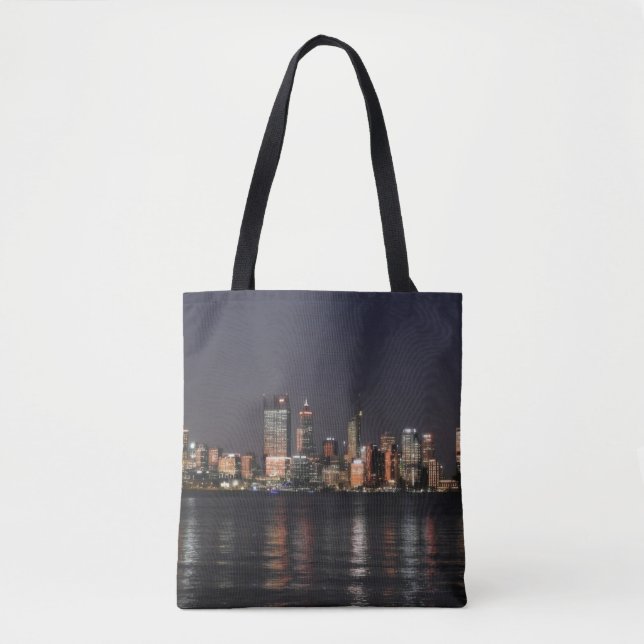Bolso De Tela Noche de Ciudad (Anverso)