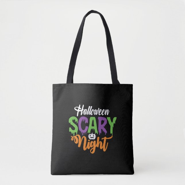 Bolso De Tela Noche de Halloween SCARY (Anverso)