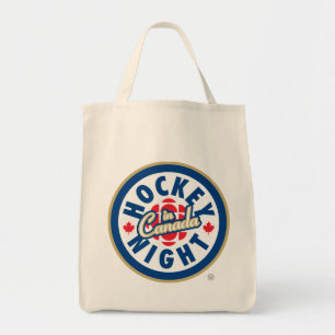 Bolso De Tela Noche de hockey en el Tote subterráneo de Canadá