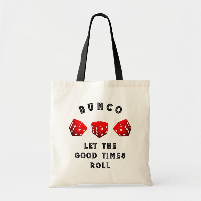 Bolso De Tela Noche de juego Bunco (Frente)