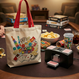 Bolso De Tela Noche de Juegos