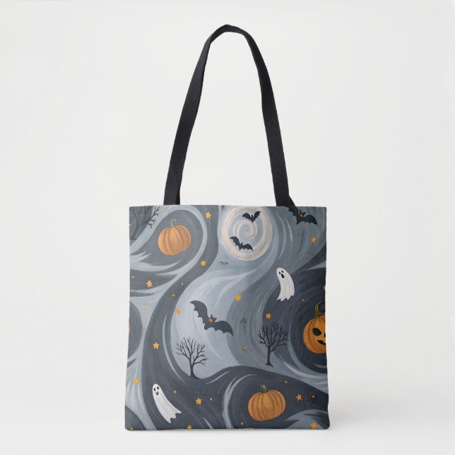 Bolso De Tela Noche de la Muerte de Halloween (Anverso)