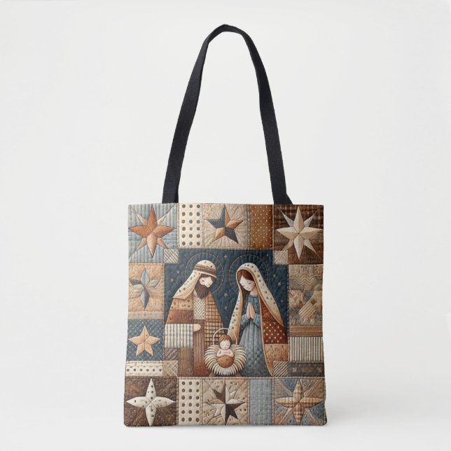 Bolso De Tela Noche de Paz (Anverso)
