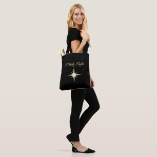 Bolso De Tela Noche de Paz Estrella elegante de Belén Religios