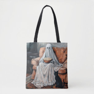 Bolso De Tela Noche de películas espeluznante TV de fantasma y