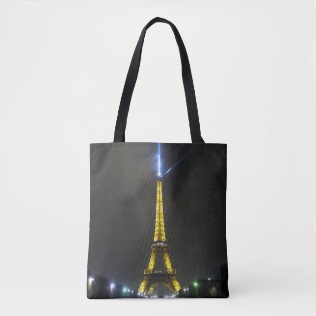 Bolso De Tela noche eiffel (Anverso)