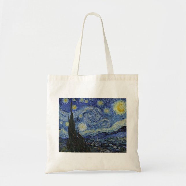 Bolso De Tela Noche estrellada (Frente)