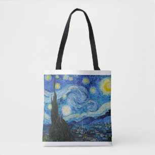Bolso De Tela Noche estrellada 1889 de Vincent van Gogh