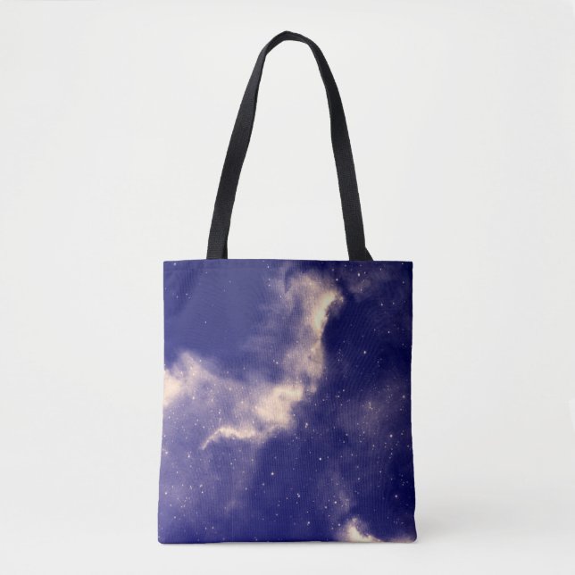 Bolso De Tela Noche estrellada con galaxia (Anverso)