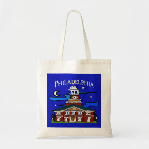 Bolso De Tela Noche estrellada Filadelfia Moon