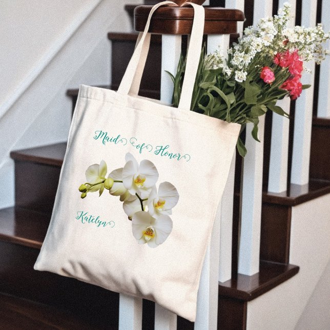 Bolso De Tela Noche Orchids Boda Regalo Tote Bag (Subido por el creador)