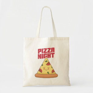 Bolso De Tela Noche Pizza