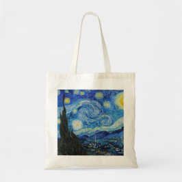 Bolso De Tela Noche Van Gogh Starry. Arte vintage impresionista