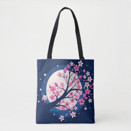 Bolso De Tela Noches de cerezo en flor
